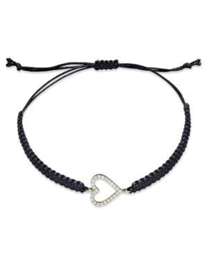 Yellora Diamond Bracelet, Yellora Diamond Heart Parachute Cord Bracelet (1/6 Ct. T.w.)