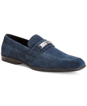 Calvin Klein Vick Suede Bit Loafers Men's Shoes