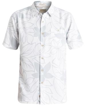 Quiksilver Waterman Men's Encinitas Floral-print Short-sleeve Shirt