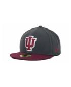 New Era Indiana Hoosiers Ncaa 2 Tone Graphite And Team Color 59fifty Cap