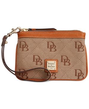 Dooney & Bourke Maxi Quilt Americana Signature Medium Wristlet, A Macy's Exclusive Style