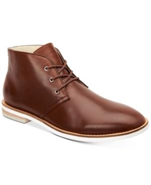 Calvin Klein Men's Albe Nappa Leather Chukka Boots Men's Shoes