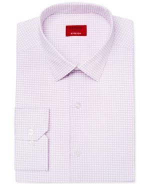 Alfani Men's Slim-fit Stretch Purple Bubble Dress Shirt, Only At Macy's