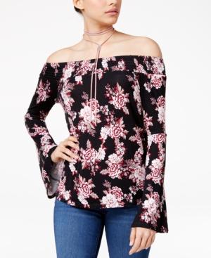 Ultra Flirt Juniors' Off-the-shoulder Top