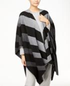 Eileen Fisher Striped Cotton Poncho