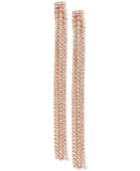 M. Haskell For Inc International Concepts Rhinestone Linear Tassel Earrings, Only At Macy's