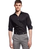 Alfani Slim-fit Stretch Solid Shirt
