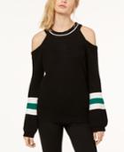 Inc International Concepts Cold-shoulder Halter Sweater, Created For Macy's