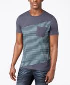 Inc International Concepts Men's Colorblocked Striped T-shirt, Created For Macy's