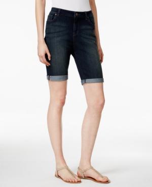 Vintage America Boho Denim Bermuda Shorts