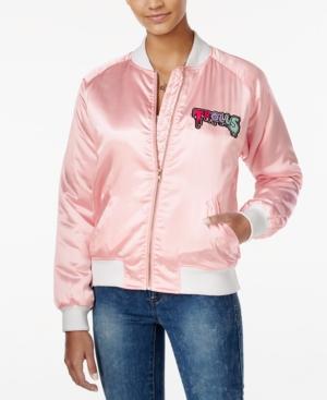 Dreamworks Trolls Juniors' Graphic Bomber Jacket