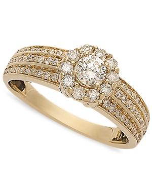 Diamond Circle Engagement Ring In 14k Gold (5/8 Ct. T.w.)