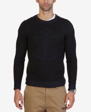 Nautica Men's Iconic Knit Anchor Sweater