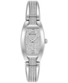 Bulova Women's Crystal Stainless Steel Bracelet Watch 19x32mm 96l235