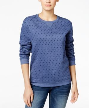 Karen Scott Polka-dot Sweatshirt, Only At Macy's