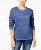 Karen Scott Polka-dot Sweatshirt, Only At Macy's