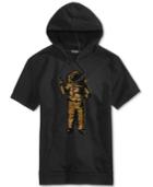 Hudson Nyc Men's Astronaut Short-sleeved Cotton Hoodie