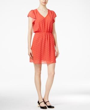 Maison Jules Printed V-neck Dress, Created For Macy's