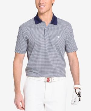 Izod Men's Micro-gingham Print Golf Polo Shirt