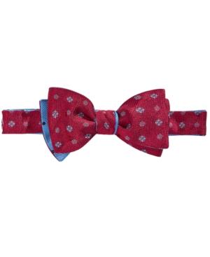 Brooks Brothers Men's Medallion And Dot Reversible To-tie Bow Tie