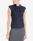 Max Studio London Twisted Cap-sleeve Top, Created For Macy's