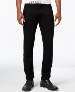 Versace Jeans Men's Slim-fit Black Jeans