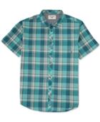 Billabong Men's Bridges Plaid Short-sleeve Shirt