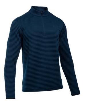 Under Armour Men's Striped Quarter-zip Sweater