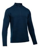 Under Armour Men's Striped Quarter-zip Sweater