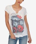 Lucky Brand Floral-print Graphic T-shirt
