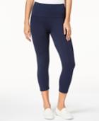 Style & Co Cropped Tummy-control Leggings, Created For Macy's