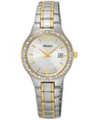 Seiko Women's Special Value Two-tone Stainless Steel Bracelet Watch 27mm Sur752