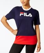 Fila Reba Cotton Colorblocked T-shirt