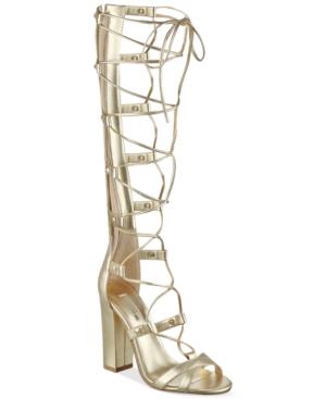 Guess Women's Annalie Block-heel Gladiator Sandals Women's Shoes