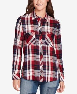William Rast Carina Plaid Two-pocket Shirt