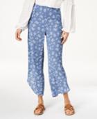American Rag Juniors' Printed Flyaway Pants, Created For Macy's