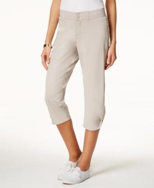 Lee Platinum Lucy Ruched Cropped Pants