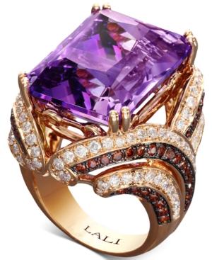 Lali Jewels Amethyst (22-1/2 Ct. T.w.) And Diamond (2-3/8 Ct. T.w.) Ring