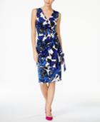 Inc International Concepts Floral-print Wrap Dress, Only At Macy's
