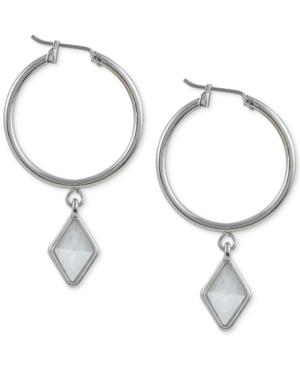 French Connection Silver-tone Click-it Kite Drop Earrings