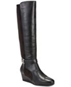 Giani Bernini Cathrin Wedge Boots, Created For Macy's Women's Shoes