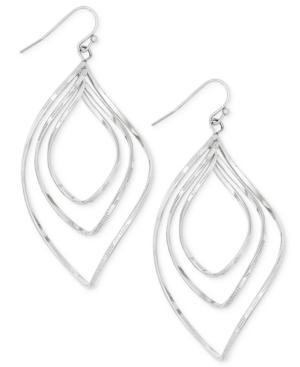 Inc International Concepts Gold-tone Multi-layer Oval Drop Earrings, Created For Macy's