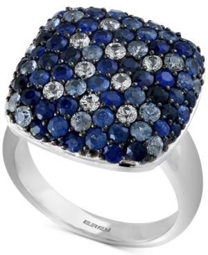 Effy Sapphire Ring (3-1/5 Ct. T.w.) In Sterling Silver