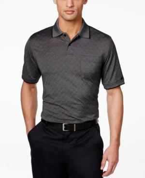 Greg Norman For Tasso Elba Men's Pima Cotton Jacquard Golf Polo, Only At Macy's