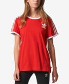 Adidas Originals Satin-back Boyfriend T-shirt