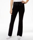 Style & Co. Sport Tummy-control Yoga Pants, Only At Macy's