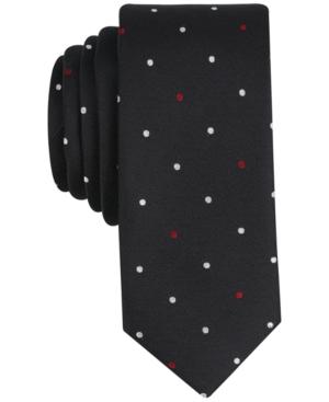 Bar Iii Men's Latour Dot Skinny Tie, Created For Macy's