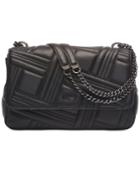Dkny Allen Leather Flap Shoulder Bag, Created For Macy's
