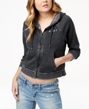 Roxy Juniors' True To Life Graphic Zip-front Hoodie