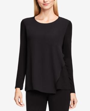 Vince Camuto Asymmetrical Ruffled Top